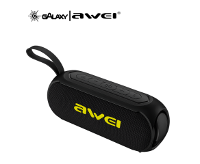 CAIXA DE SOM BLUETOOTH AWEI KA2 TWS 5W RESISTENTE À ÁGUA IPX5 PORTÁTIL PRETO