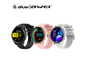 SMARTWATCH AWEI H36 À PROVA D'ÁGUA IP68 COM MONITORAMENTO DE SAÚDE PRATA