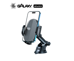 SUPORTE DE CELULAR PARA CARRO AWEI X72 COM VENTOSA PRETO