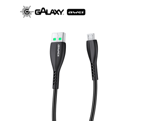 CABO DE DADOS E CARREGAMENTO AWEI CL-115L USB PARA LIGHTNING 1M PRETO