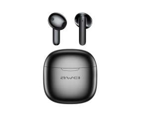 FONE OUVIDO BLUETOOH 6.0 IA AWEI T68 TRADUTOR IDIOMAS INTELIGENTE REDUÇÃO RUIDO - PRETO