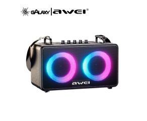 CAIXA DE SOM BLUETOOTH AWEI KA18 70W PRETO