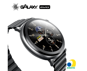 SMARTWATCH AWEI H18 À PROVA D'ÁGUA IP68 PRETO
