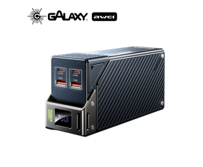 POWER BANK AWEI PA-32 22,5W COM DIPLAY DIGITAL 30000MAH PRETO