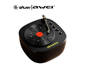 CAIXA DE SOM BLUETOOTH AWEI KA26 12W PORTÁTIL PRETO