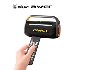 CAIXA DE SOM BLUETOOTH AWEI KT18 120W PRETO
