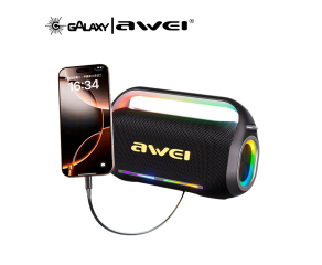 CAIXA DE SOM BLUETOOTH AWEI KT20 400W PRETO