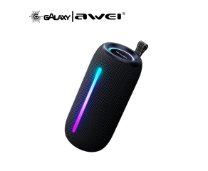 CAIXA DE SOM BLUETOOTH AWEI Y788 20W COM BOM ALCANCE DE ÁUDIO PRETO