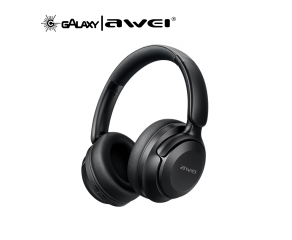 HEADSET BLUETOOTH AWEI A360BL COM BATERIA DE LONGA DURAÇÃO PRETO