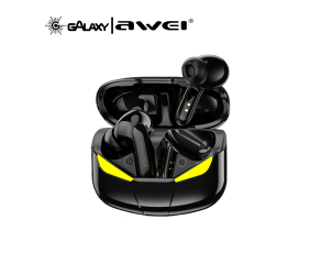 FONE DE OUVIDO BLUETOOTH AWEI T35 INTRA-AURICULAR BATERIA DE LONGA DURAÇÃO IPX5 PRETO