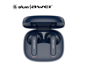 FONE DE OUVIDO BLUETOOTH AWEI T66 COM COM REDUÇÃO DE RUÍDO AURICULAR BATERIA DE LONGA DURAÇÃO PRETO
