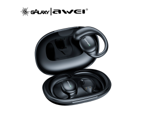 FONE DE OUVIDO BLUETOOTH 5.3 AWEI T80 BATERIA DE LONGA DURAÇÃO PRETO