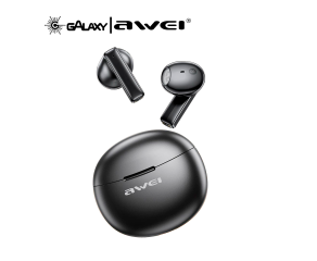 FONE DE OUVIDO BLUETOOTH AWEI T87 TWS AURICULAR COM ALTA FIDELIDADE DE ÁUDIO PRETO