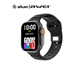 SMARTWATCH AWEI H37 RESISTENTE À ÁGUA IP65 PRETO