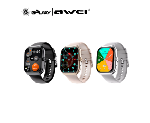SMARTWATCH AWEI H46 À PROVA D'ÁGUA IP67 TELA AMOLED PRETO