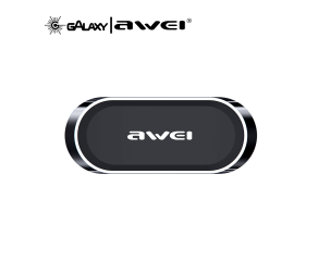 SUPORTE DE CELULAR PARA CARRO AWEI X20 COM IMÃ PRETO
