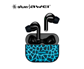 FONE DE OUVIDO BLUETOOTH AWEI T29PRO INTRA-AURICULAR RESISTENTE À ÁGUA IPX6 CASE STYLE CIRCUITO