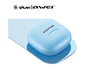 FONE DE OUVIDO BLUETOOTH AWEI T68 COM REDUÇÃO DE RUÍDO AZUL