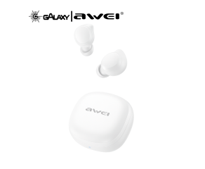 FONE DE OUVIDO MINI BLUETOOTH 5.4 AWEI T78 INTRA-AURICULAR BATERIA DE LONGA DURAÇÃO BRANCO