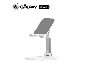 SUPORTE DE MESA PARA CELULAR AWEI X11 AJUSTAVEL BRANCO