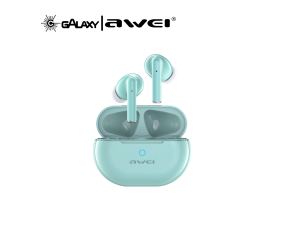 FONE DE OUVIDO BLUETOOTH 5.3 AWEI T61 COM REDUÇÃO DE RUÍDO INTRA-AURICULAR VERDE