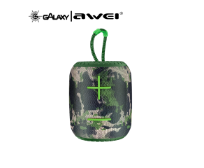CAIXA DE SOM BLUETOOTH AWEI Y526 TWS RESISTENTE À ÁGUA IPX5 6W CAMUFLADO