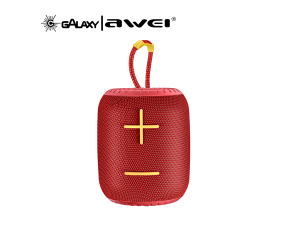 CAIXA DE SOM BLUETOOTH AWEI Y526 TWS RESISTENTE À ÁGUA IPX5 6W VERMELHO