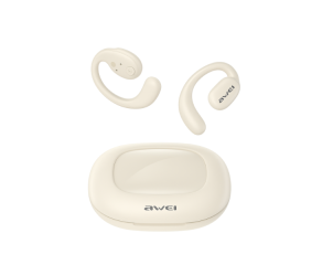 Fone bluetooth T80 conducao a ar gancho esportivo e bateria de longa duracao Awei