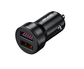 CARREGADOR VEICULAR AWEI C-856 36W USB-A PRETO