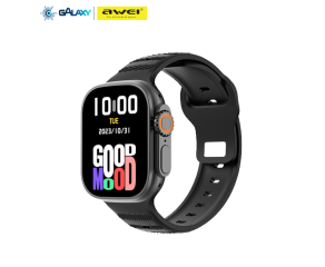 SMARTWATCH AWEI H37 RESISTENTE À ÁGUA IP65 PRETO