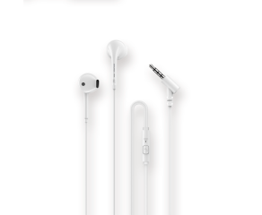 FONE DE OUVIDO COM FIO AWEI PC-7 ENTRADA P2 3.5MM BRANCO