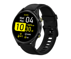 SMARTWATCH AWEI H36 À PROVA D'ÁGUA IP68 COM MONITORAMENTO DE SAÚDE PRETO