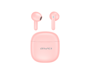 Fone de ouvido bluetooth T68 com cancelamento de ruido ativo ENC som claro e Conforto Awei