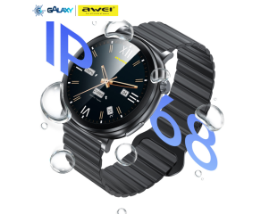 SMARTWATCH AWEI H18 À PROVA D'ÁGUA IP68 PRETO