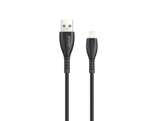 Cabo lightning para iPhone AWEI CL 115L 1 metro 2.4A duravel