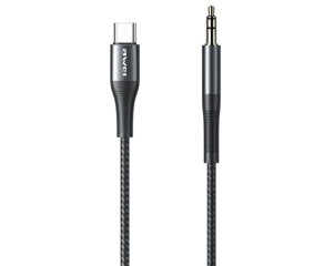 Cabo AWEI CL-116T type-C P2 3,5mm com carregamento audio estavel e cabo reforcado