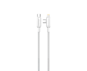 Cabo CL 180 2 em 1 USB C lightning 60W e fio trançado reforçado Awei