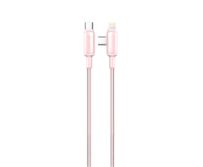 Cabo CL 180 2 em 1 USB C lightning 60W e fio trançado reforçado Awei