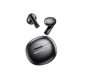 Fone de ouvido bluetooth TWS T87 com som limpo e protecao IPX4 dia a dia Awei