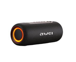 Caixa de som bluetooth Awei KA8 14W estereo com display e funcao TWS preto