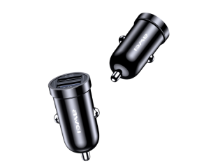 Carregador veicular Awei C-826 USB-A 2.4A compacto e seguro