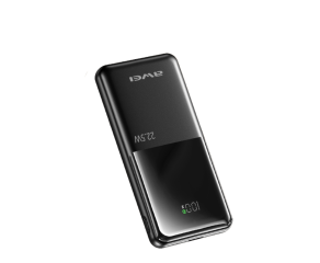 POWER BANK AWEI P76K  22,5W COM DISPLAY LCD 10000MAH PRETO