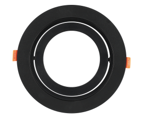 Spot Para Lampâda PAR30 Simples Redondo Preto