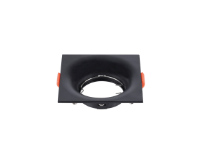 Spot Para Lampâda MR16 Sem Bordas Quadrado Preto
