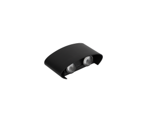 Arandela Kelly com LED Integrado Facho Duplo IP65 4W 3000K Preto