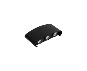 Arandela Kelly com LED Integrado Facho Duplo IP65 6W 3000K Preto