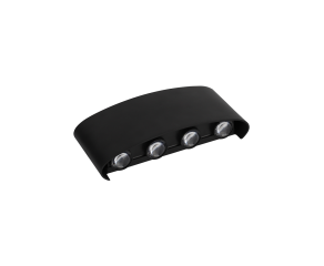 Arandela Kelly com LED Integrado Facho Duplo IP65 8W 3000K Preto