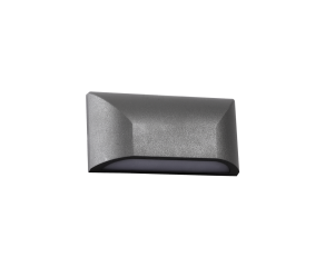 Arandela Queenie III com LED Integrado e Sensor IP65 6W 6500K Cinza