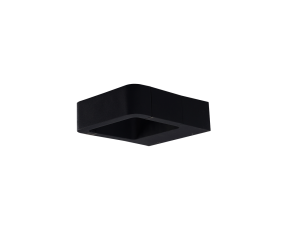 Arandela Angla com LED Integrado IP65 10W 6500K Preto