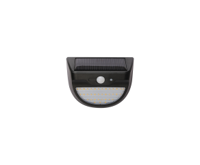 Arandela Cone com LED Integrado e Sensor IP44 1W 3000K Preto